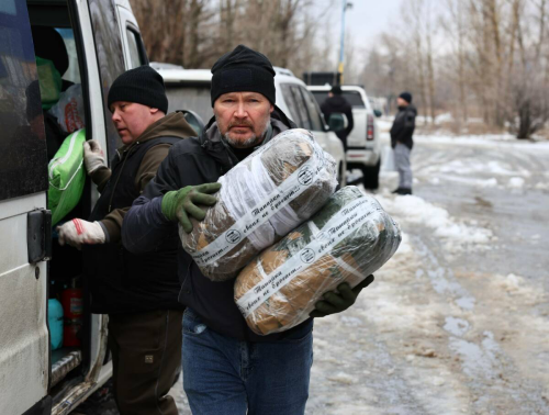 Балык Бистәсе районыннан Рубежное шәһәренә кием-салым партиясе җибәрелде
