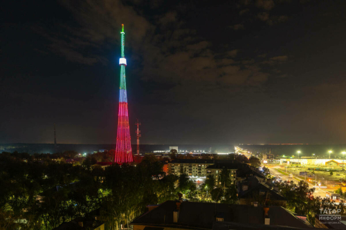 Казан телебашнясында Кырымның Россиягә кушылуы уңаеннан төсле утлар кабыначак