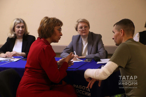 Эльмира Зарипова: Хәрби операциядә катнашучылар эшкә урнашу мөмкинлекләрен белергә тиеш