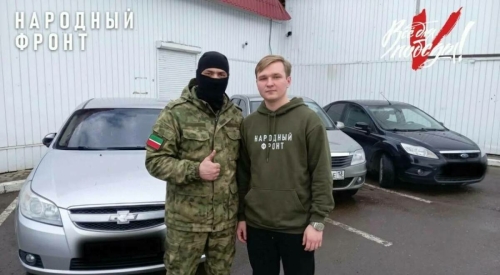 Халык фронты «Тимер» батальонына өч транспорт чарасы тапшырды