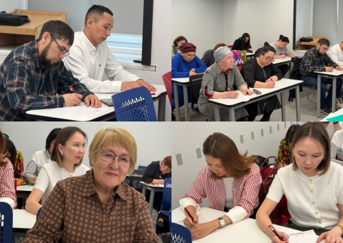 Төмәндә «Тоталь диктант» Бөтенроссия акциясе кысаларында себер татар телендә диктант узды