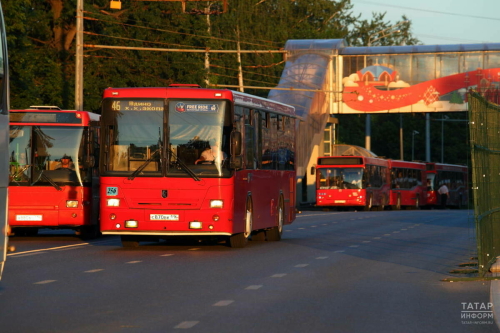 9 Майда Казанда җәмәгать транспорты эше көчәйтелә һәм кайбер урамнарда хәрәкәт чикләнә
