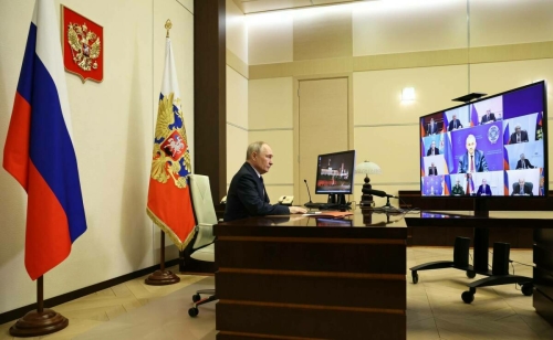 Путин РФ Куркынычсызлык советы әгъзалары белән фикер алышты