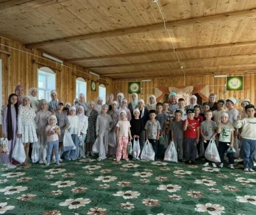 Чувашиянең Татар Согыты авылы мәчетендә балалар өчен җәйге курслар тәмамланды