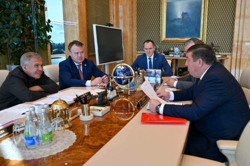 Рөстәм Миңнеханов Сеченов университеты ректоры белән хезмәттәшлек турында сөйләште