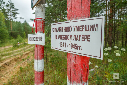 Суслонгер бистәсе янындагы сугыш чоры хәрби лагерь урыныннан репортаж