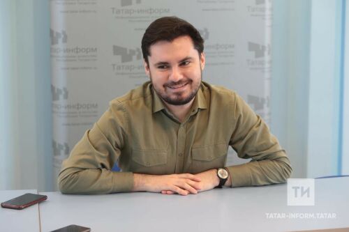  Композитор Эльмир Низамов белән интервьюдан фоторепортаж