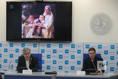 Татар шәхесләренә багышланган видеопроектны тәкъдим итүдән фоторепортаж