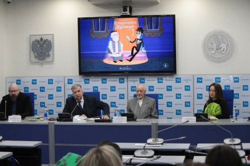 "Әлдермештән Әлмәндәр" фильмына багышланган матбугат очрашуыннан фоторепортаж