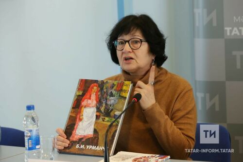 Бакый Урманче исемендәге премиягә багышланган матбугат очрашуыннан фоторепортаж