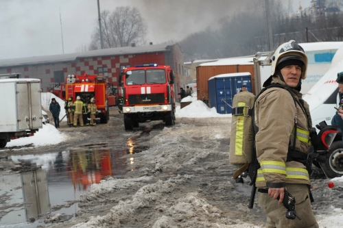 Архангельск урамында янгын - фоторепортаж