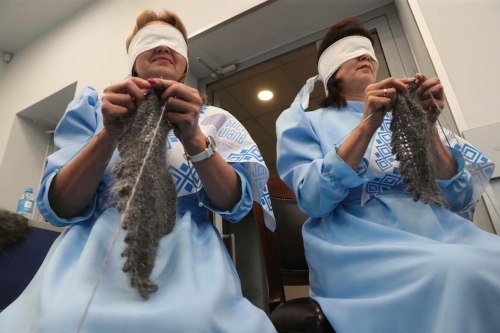 «Бистә шәле» III республика хатын-кызлар кәсебе фестиваленә багышланган матбугат очрашуыннан фоторепортаж