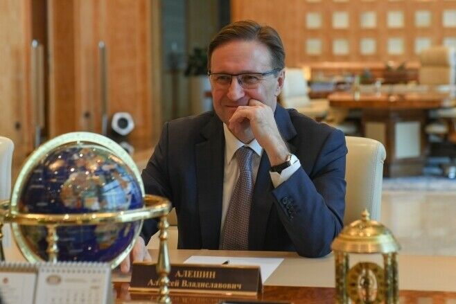 Татарстан Президенты Рөстәм Миңнеханов Ростехнадзор җитәкчесе Алексей Алешин белән очрашты