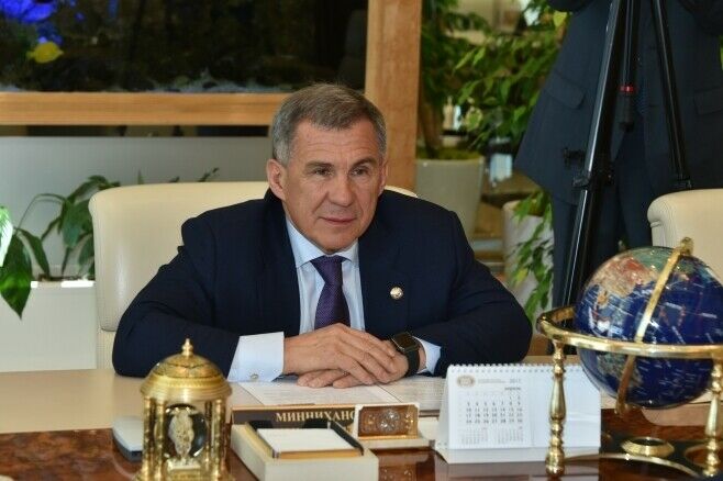 Рөстәм Миңнеханов Хөкүмәт йортында Мөхәммәдсәлам Мөхәммәдов белән очрашты