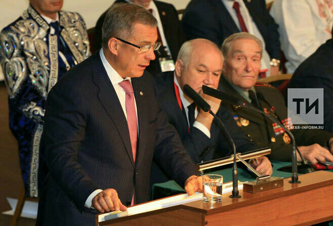 Рөстәм Миңнеханов: Тынычлык, татулык булмаса, ил куәтле һәм бердәм була алмачак