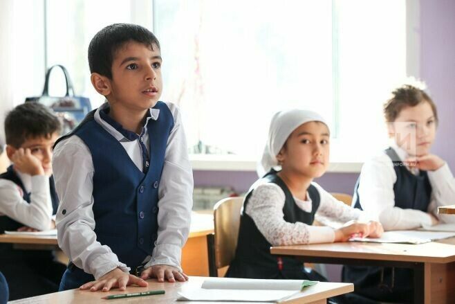 Казанның 41нче мәктәбе укучылары татар телен иң яраткан дәрес дип саный