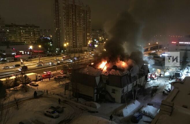 Казанда “Старый амбар” трактирында янгын булды