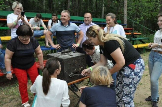 Саба районында эшмәкәрләр арасында гаилә ярышы узды