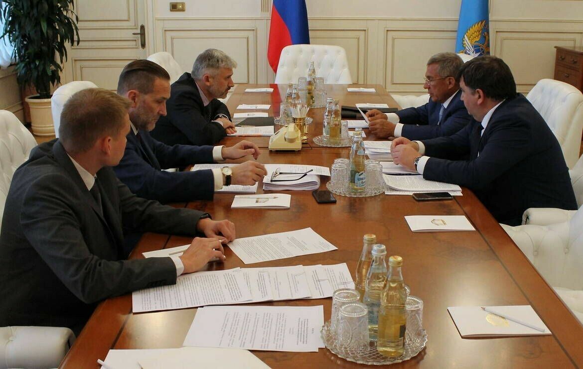 Р.Миңнеханов Россия транспорт министрына республикада юл-транспорт челтәре турында сөйләде