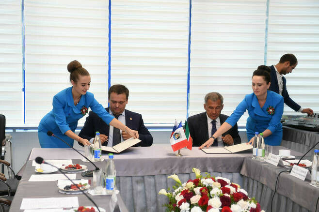 Татарстан Президенты һәм Түбән Новгород губернаторы хезмәттәшлек турында килешү имзалады