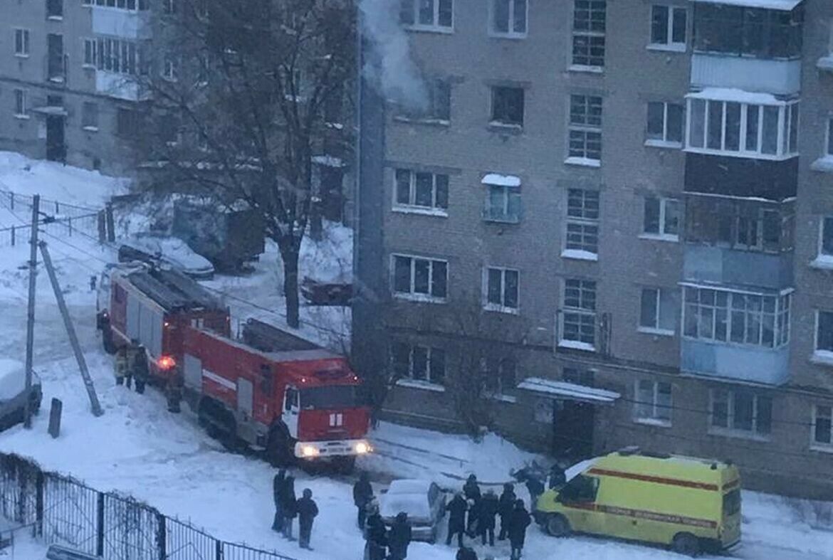 Казанның Дәрвишләр бистәсендә биш катлы йортта янгын чыккан