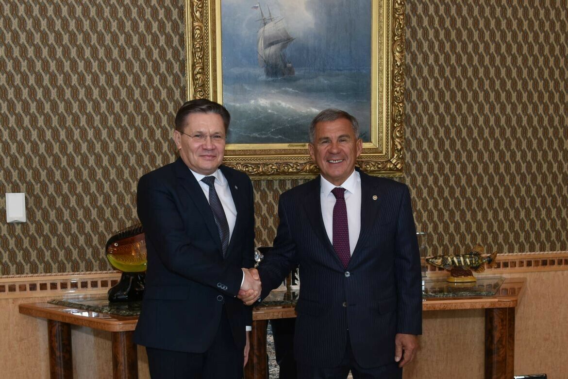 Рөстәм Миңнеханов «Росатом» башлыгы белән уртак проектлар хакында сөйләште