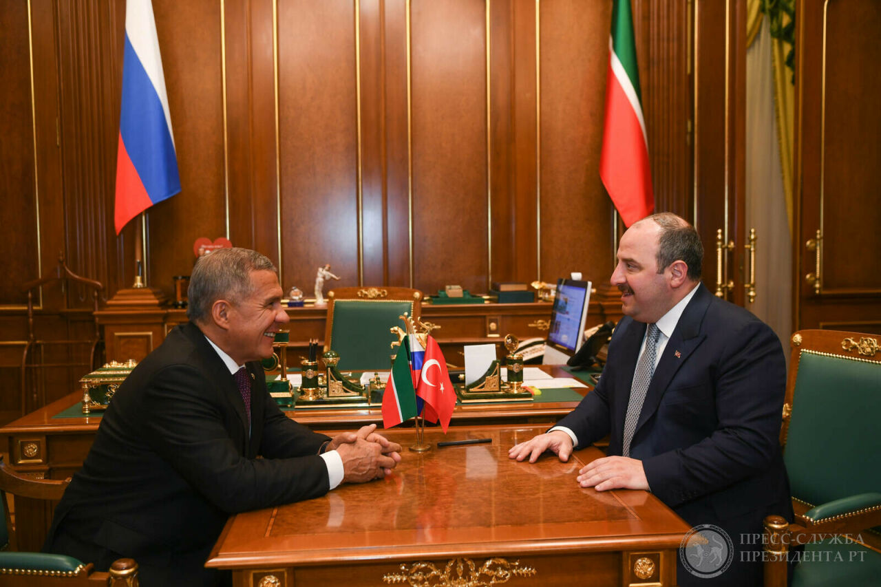 Миңнеханов: Төркия һәм Татарстан арасында товар әйләнешен 1 млрд доллар итеп була