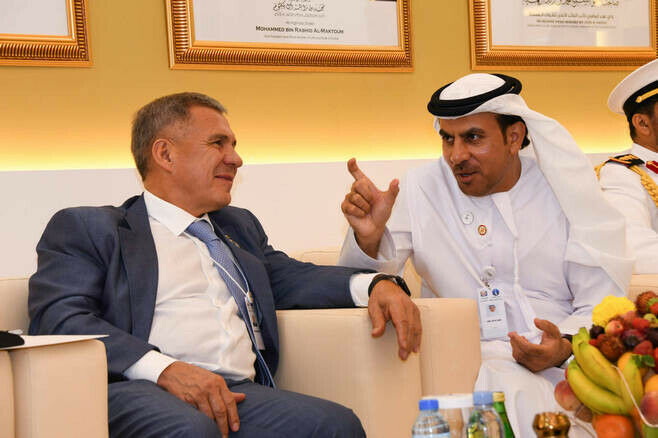 Миңнеханов Абу-Дабида International Golden Group генераль директоры белән фикер алышты