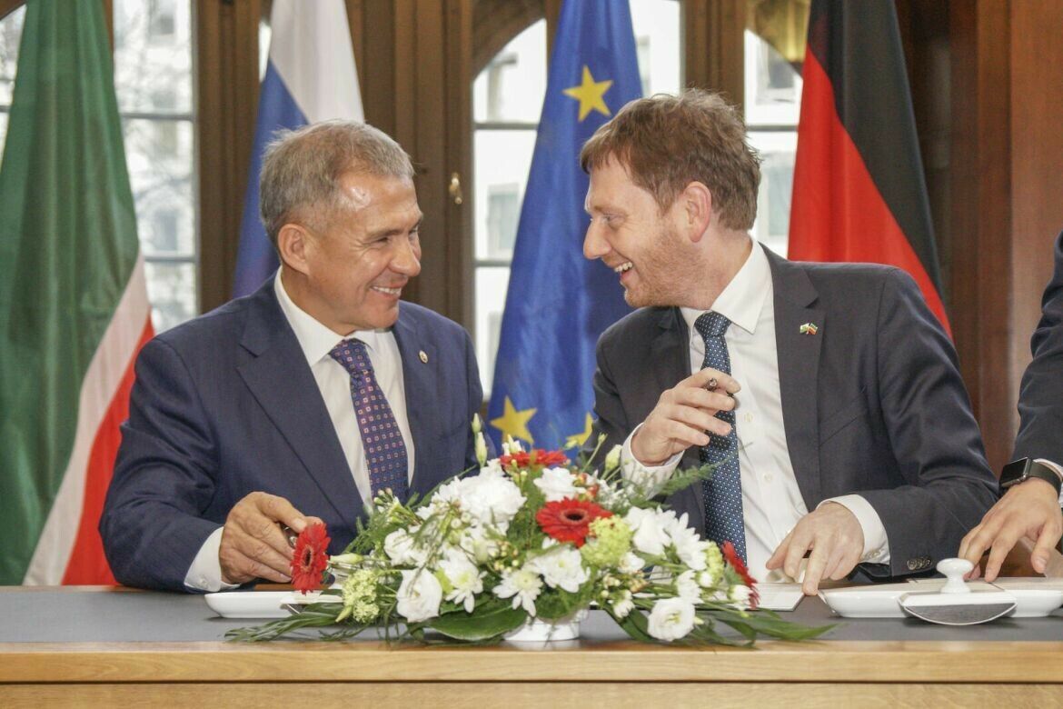 Рөстәм Миңнеханов: Татарстан һәм Саксония килешүе хезмәттәшлекне үстерүгә этәргеч бирәчәк