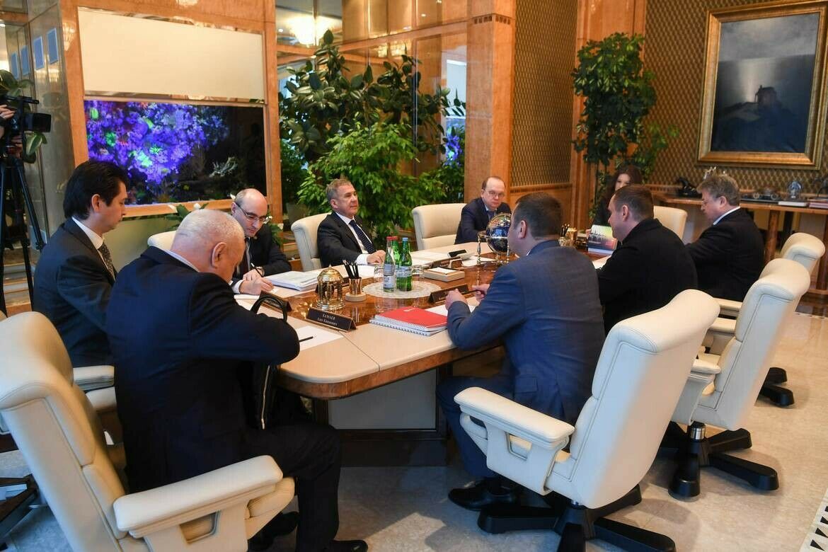 Миңнеханов «Ромекс-Кубань» генераль директоры белән уртак проектлар турында фикер алышты

