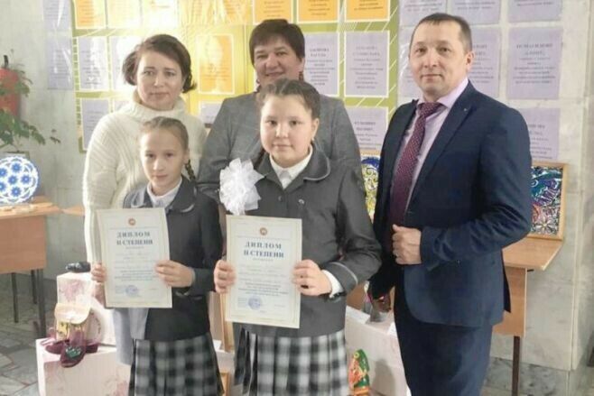 Апас районы Дәүләки укучылары төбәкара фәнни-гамәли конференциядән җиңеп кайтты