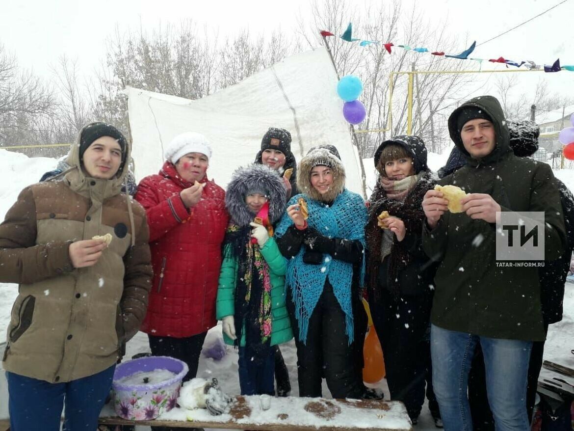 Питрәч районының бер авылында “Май чабу” бәйрәмен билгеләп үттеләр