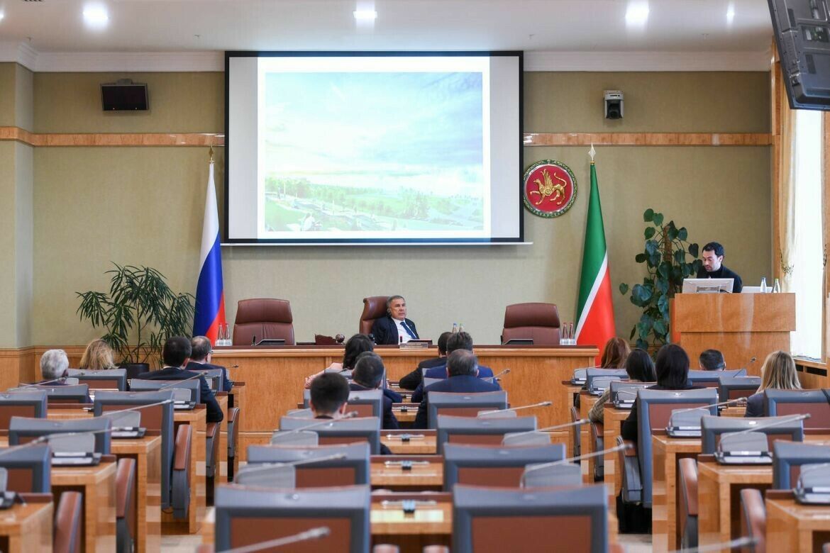 Рөстәм Миңнехановка Казансу елгасының сул як ярын төзекләндерү концепциясе тәкъдим ителде