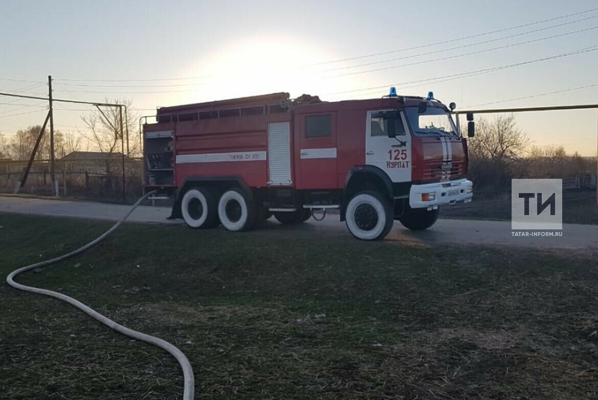 Нурлат районында чыккан янгында 91 яшьлек әби зыян күргән