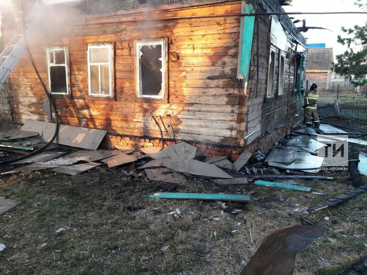 Актаныш районының Чөгәнә авылы мәктәбендә төнлә янгын чыккан