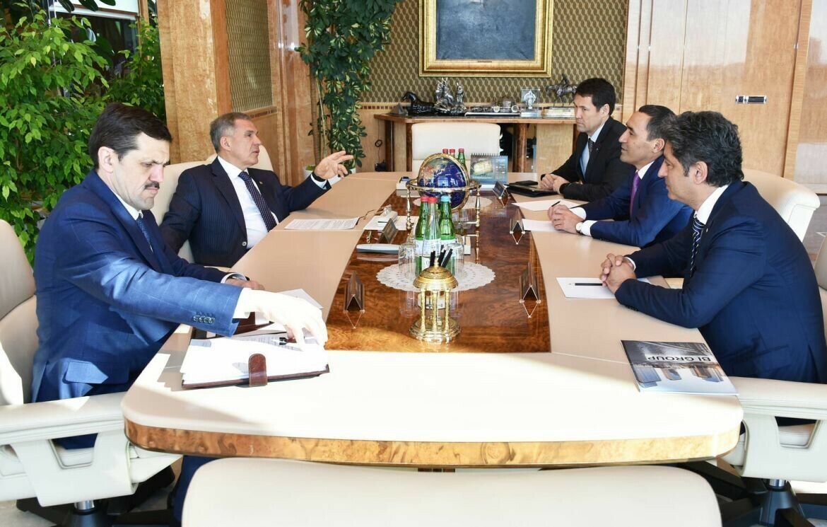 Миңнеханов BI Group җитәкчесе белән уртак проектларны гамәлгә ашыру турында фикер алышты