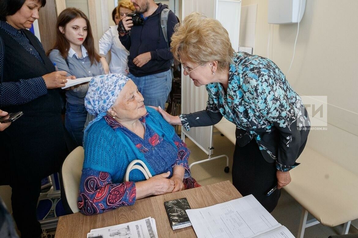 Татьяна Ларионова: Гериатрия кабинетлары өлкәннәргә уңайлы булырга тиеш