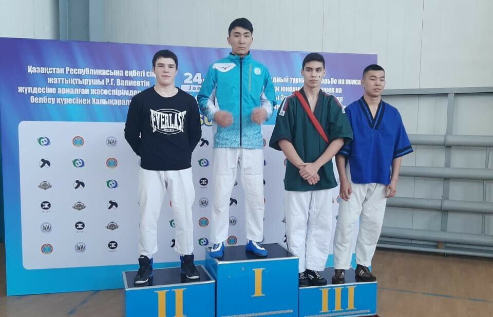 Чирмешән егетләре билбау көрәше буенча Казахстан турнирында призлы урыннар алган