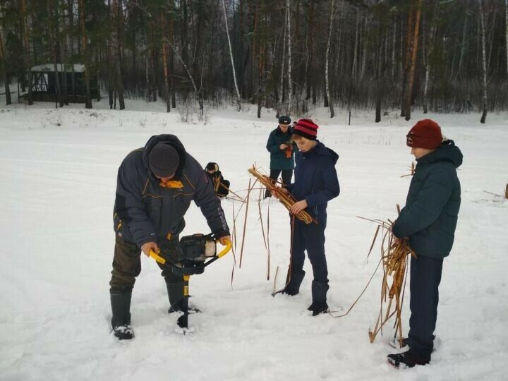 Спас районында «Балыкларга ярдәм итик!» акциясендә катнаштылар