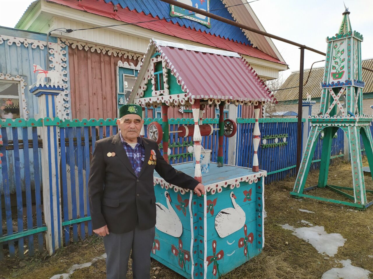 Актанышбаш Эйфель манарасын төзүче 90 яшьлеген билгеләп үтте