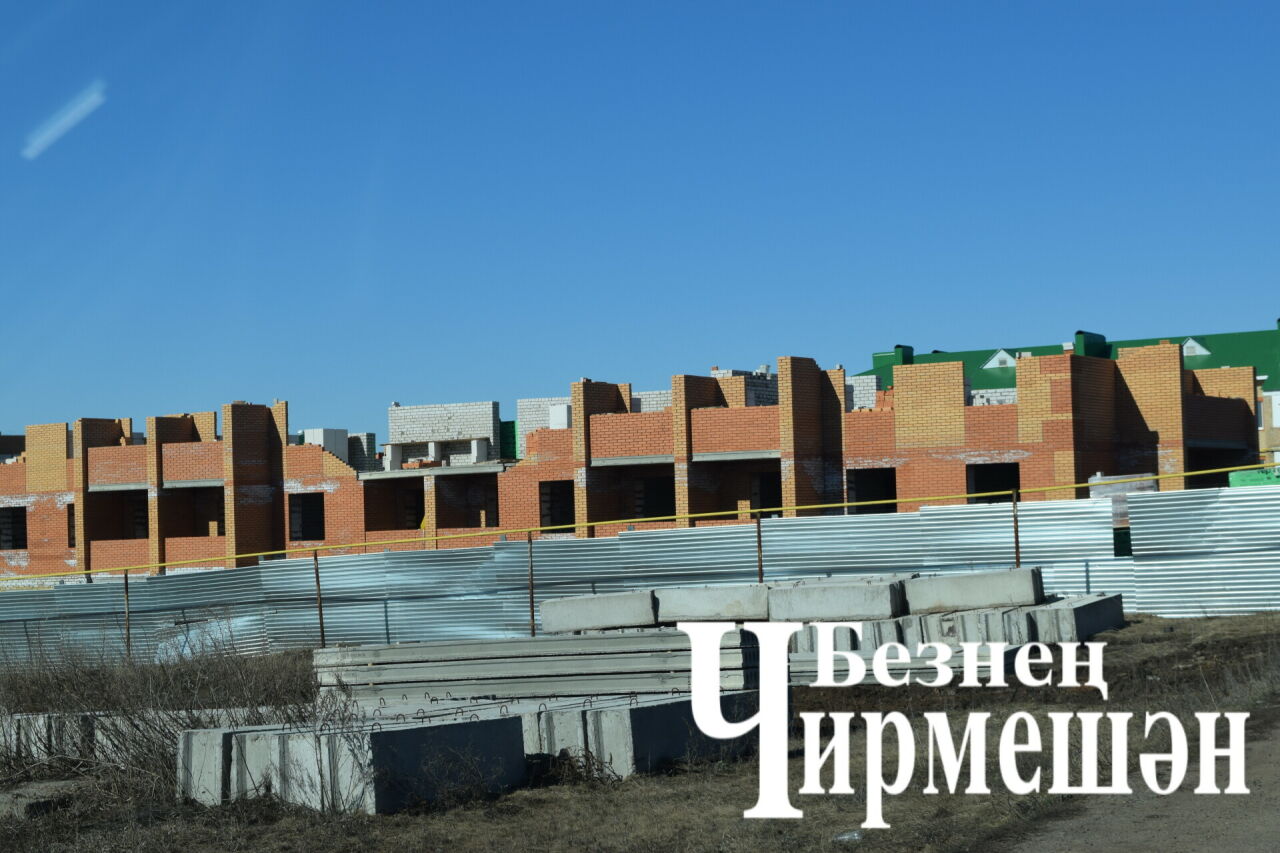 Чирмешәндә төзелә торган аренда йортында эш тукталмый