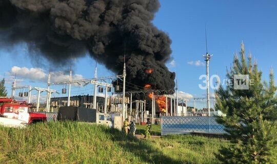 Алабуга подстанциясендә чыккан янгын аркасында 17 торак пункт утсыз калган