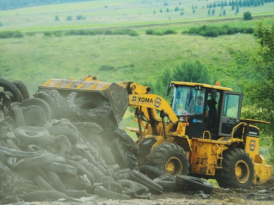 Түбән Кама районында 460 мең кубометр резинадан торган куркыныч чүплекне бетерәләр