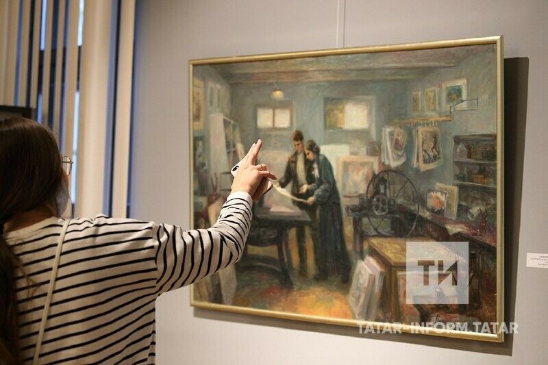 Казан сынлы сәнгать училищесында сакланган эшләрдән күргәзмә ачылды 