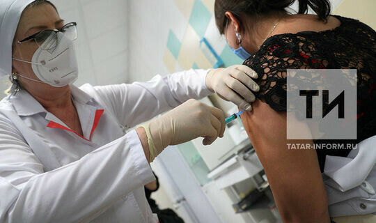 Спас Үзәк район хастаханәсенә коронавирустан тагын илле доза вакцина кайткан