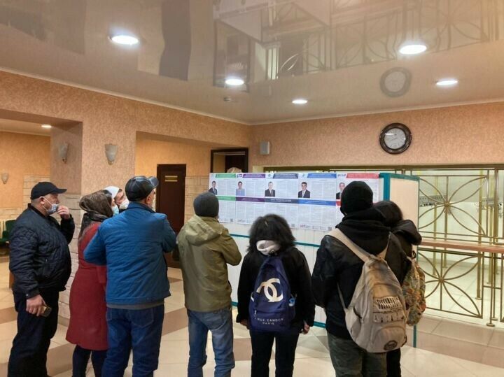 Арчада яшәүче Үзбәкстан гражданнары үз ватаннары Президентын сайлады