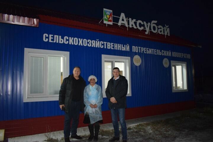 Аксубай районында Ришат Хәбипов кооператив эшен оештыру, сату белән кызыксынды