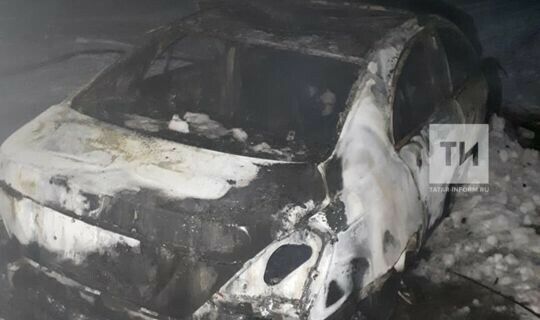 Азнакай районында янган автомобильнең йөртүчесе үлгән