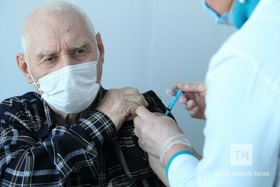 Спас районы халкына коронавирустан прививка ясый башладылар