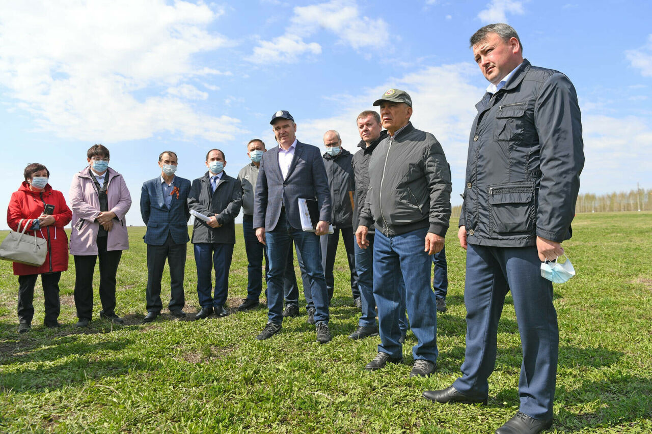Рөстәм Миңнеханов: Кайбыч районында авыл хуҗалыгына зур игътибар бирелә